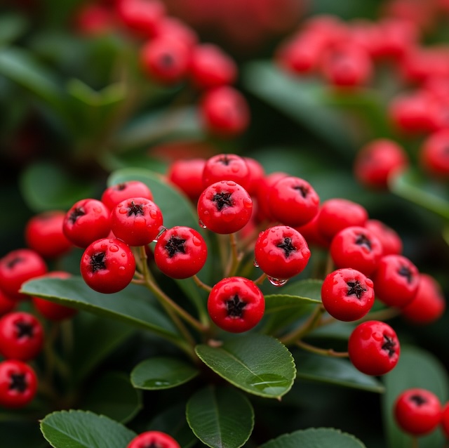 피라칸사, pyracantha-coccinea