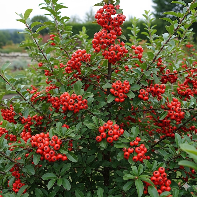 피라칸사, pyracantha-coccinea